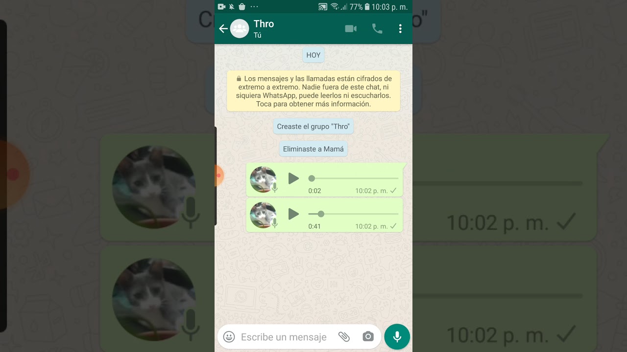volvi :v :v&iacute;deo corto porque quiero xd
