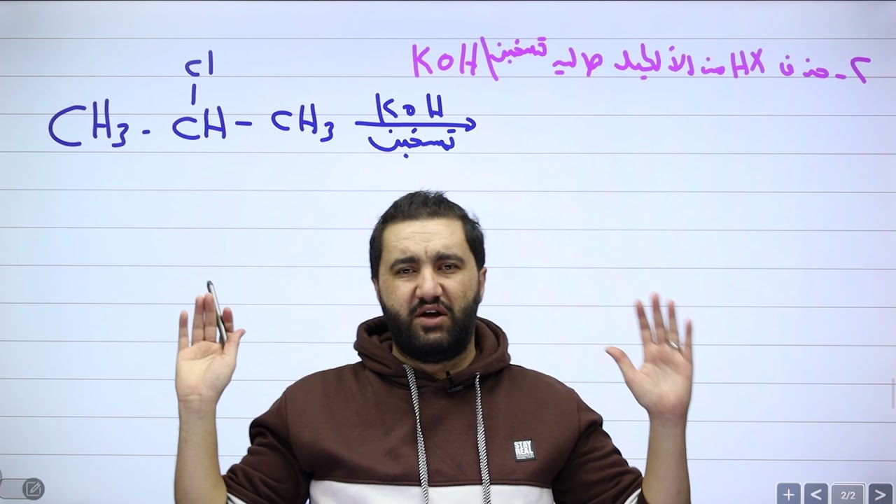 تفاعلات الحذف ومراجعة الاضافة