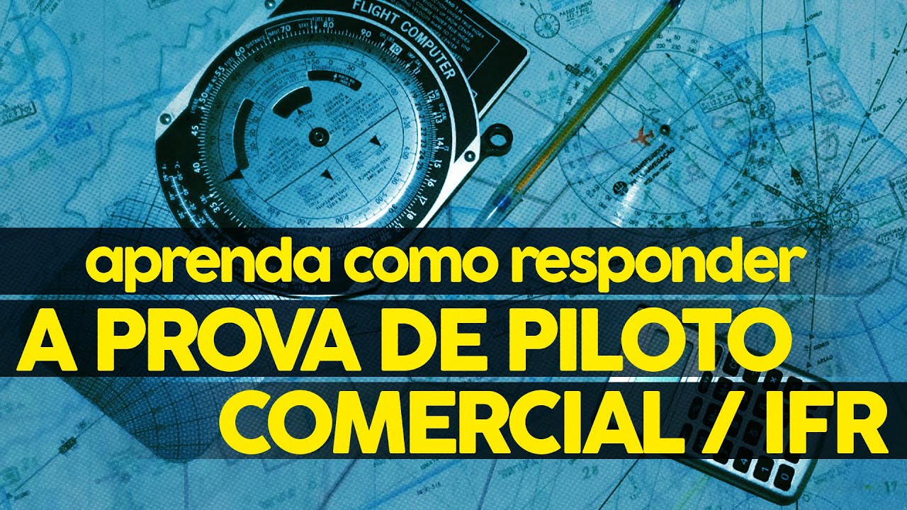 Como responder a prova de PC/IFR