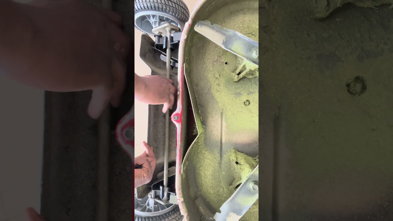 How to fix Toro Timemaster height adjustment 