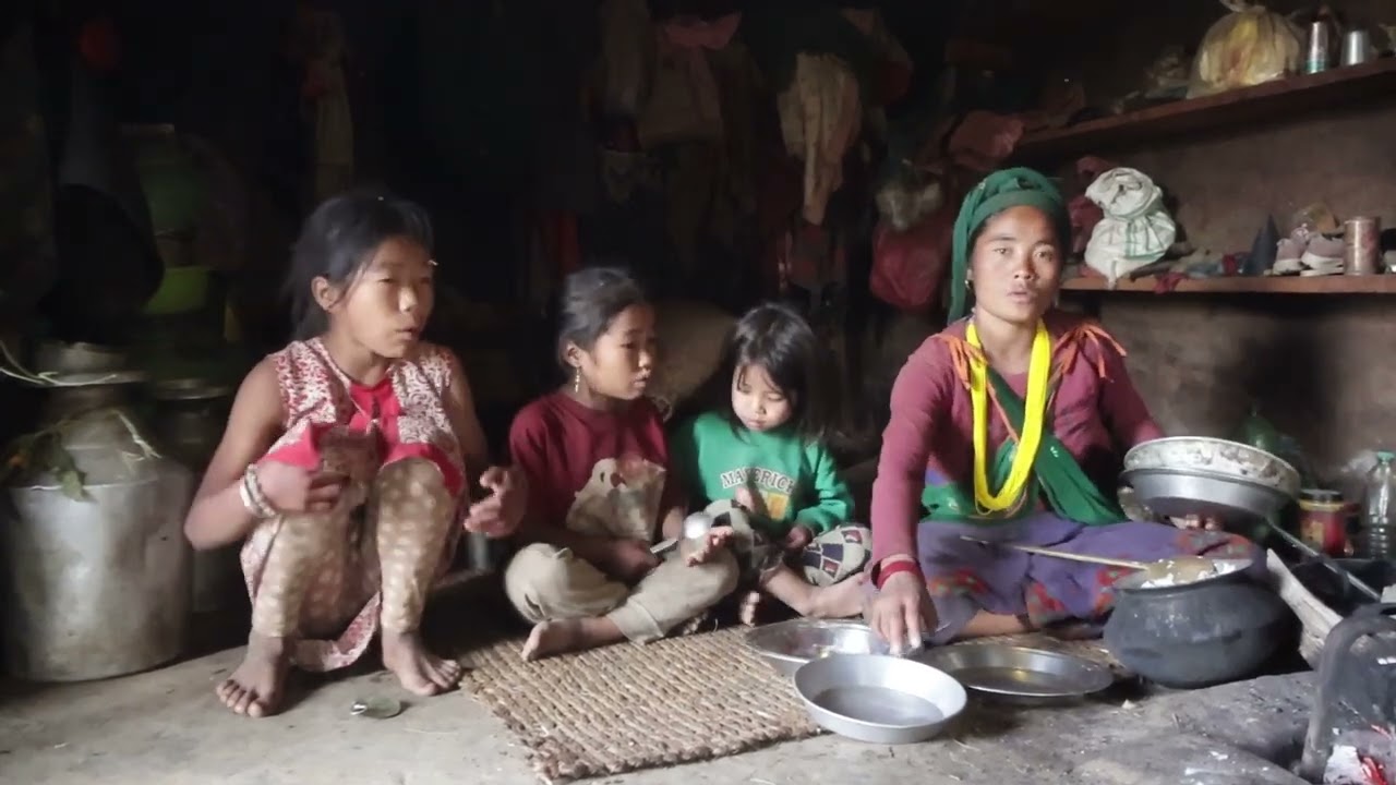 Living together, eating together is culture of villager || Organic kitchen