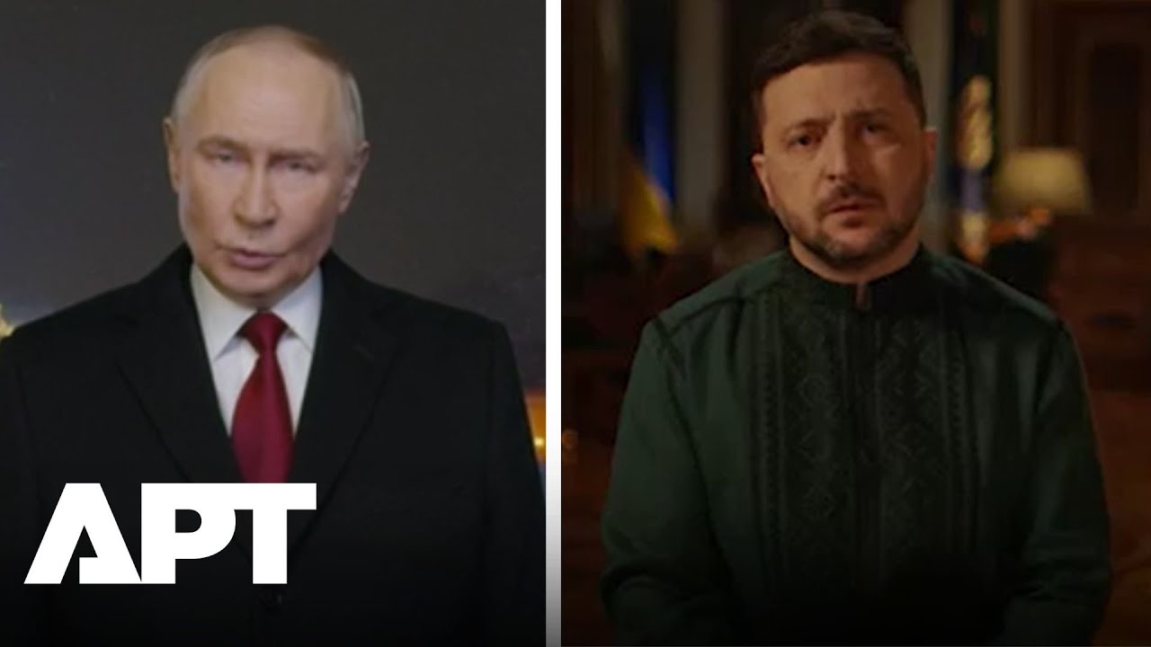 Putin & Zelensky Side by Side: New Year Messages from Russia and Ukraine | APT