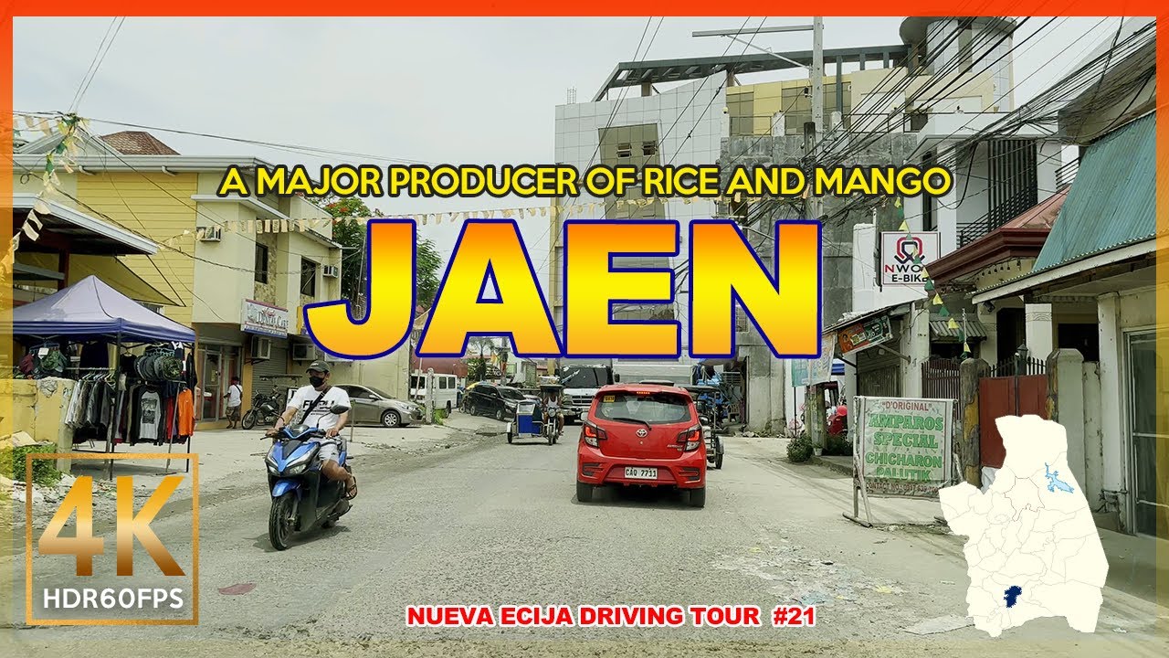 Exploring the inner streets of Jaen, Nueva Ecija | Philippines | Road Trip | 4K