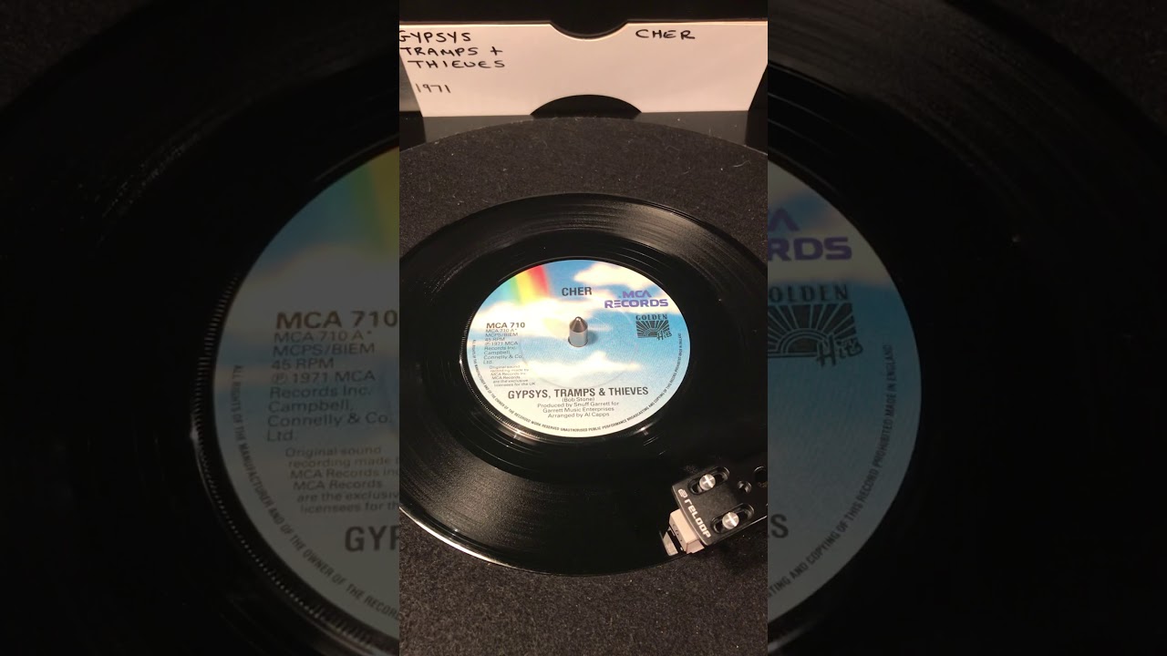 Cher - Gypsys Tramps & Thieves ( Vinyl 45 ) From 1971 .