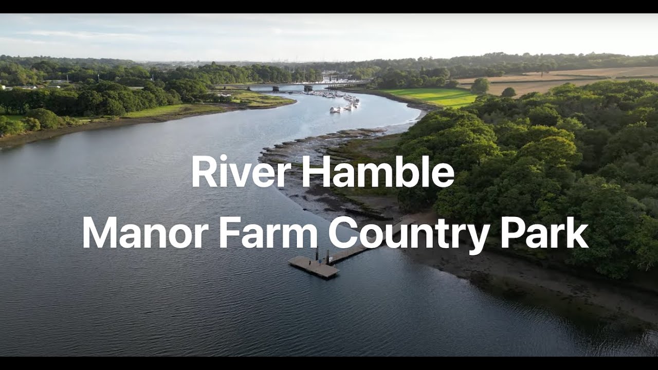 River Hamble / Manor Farm Country Park Pontoon - DJI Mini 3 Pro - 4K 60fps Drone Experience