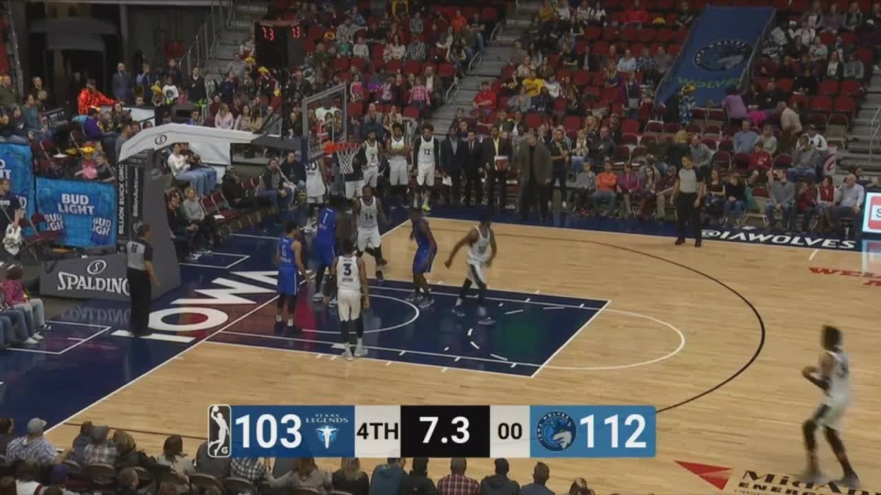 Johnathan Motley (27 points) Highlights vs. Iowa Wolves