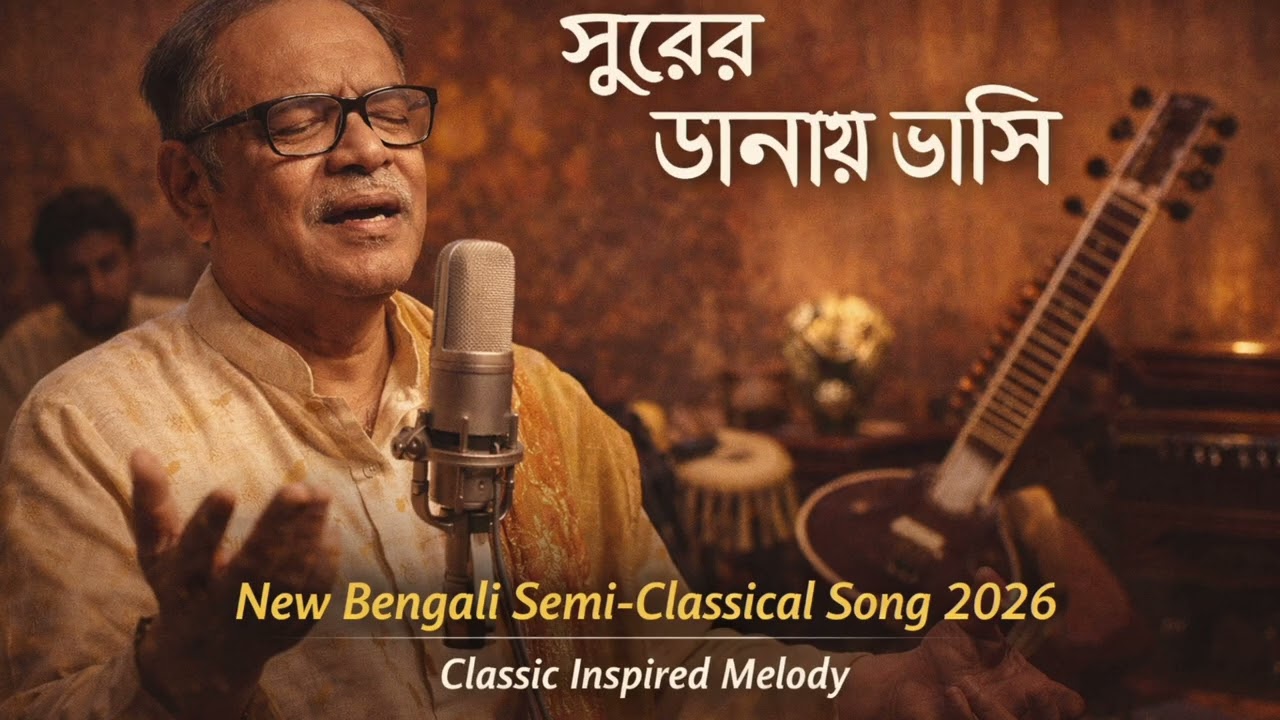 🎼 সুরের ডানায় ভাসি | New Bengali Semi-Classical Song 2026 | Classic Inspired Melody