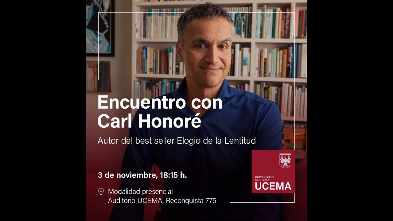 Encuentro con Carl Honoré.  Autor del best seller 