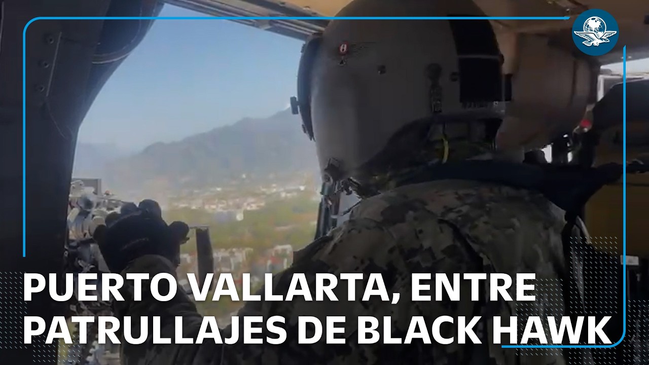 Puerto Vallarta: entre helicópteros y sonidos de sirenas desde el abatimiento de “El Mencho”
