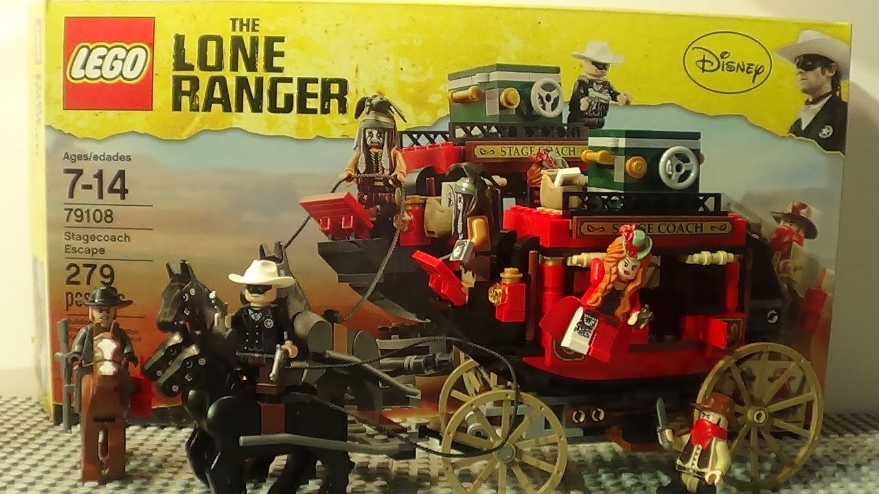 NEW! LEGO The Lone Ranger 79108 Review: Stagecoach Escape