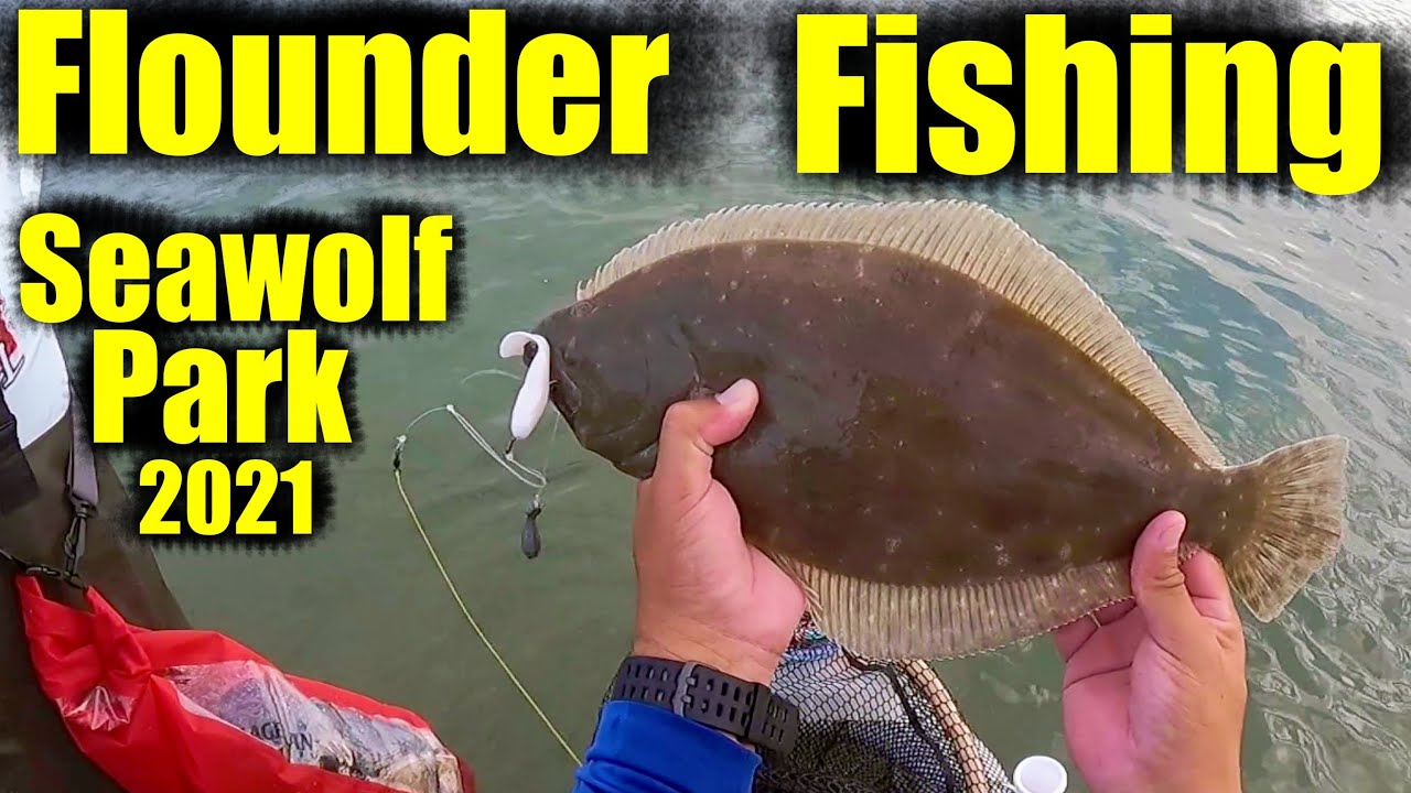 Flounder Fishing Seawolf Park | Get'er Dunn Rig