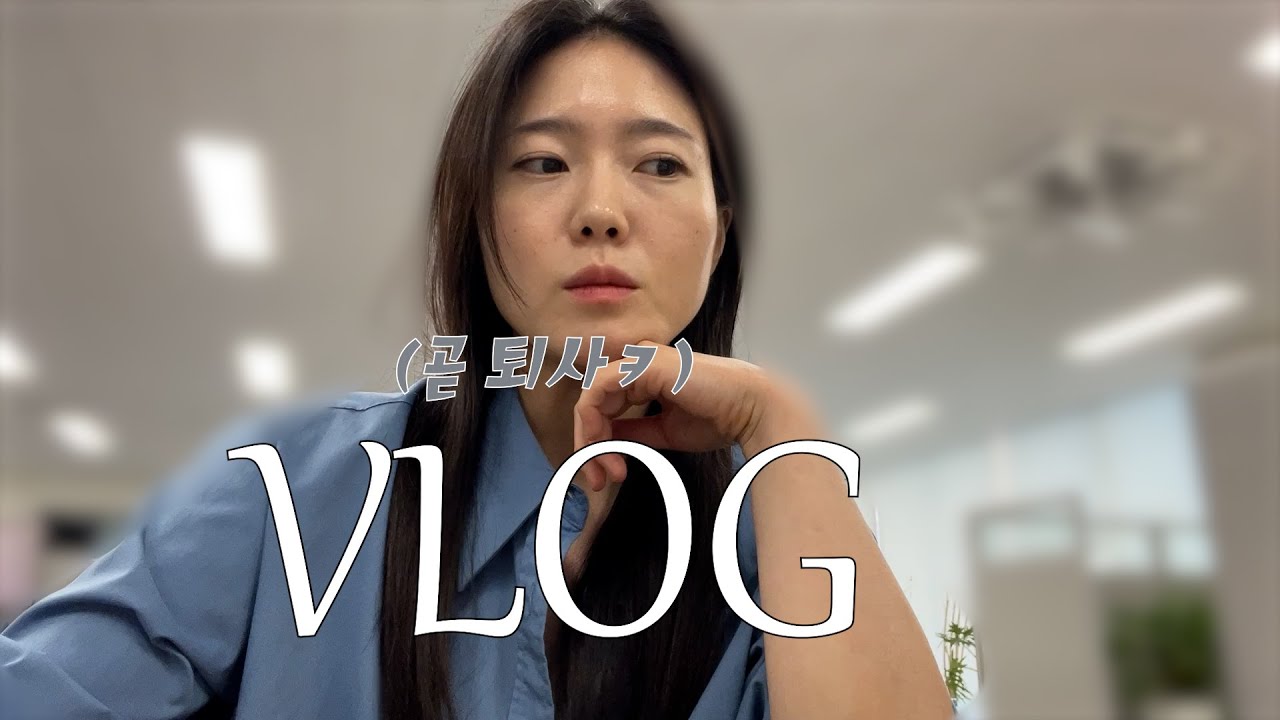 [직장인브이로그] 곧 퇴사하는 사람...저요! | (몰래)퇴사준비 | 클린식단러의 곱창?