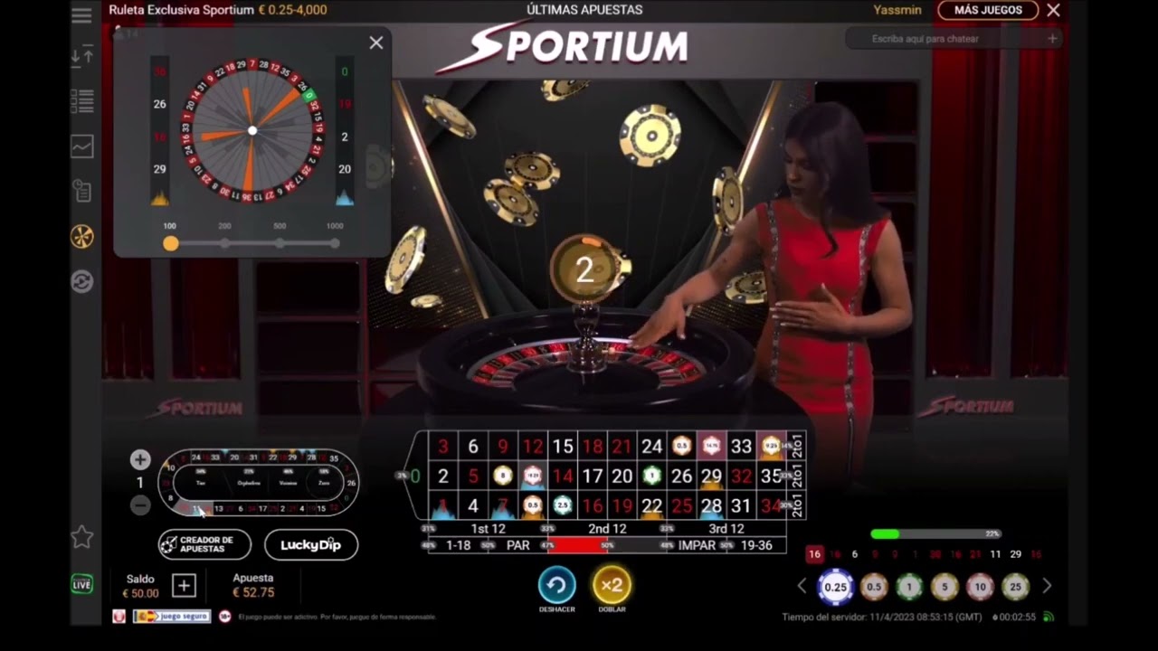 RULETA SPORTIUM / DE 50&euro; A 730&euro;