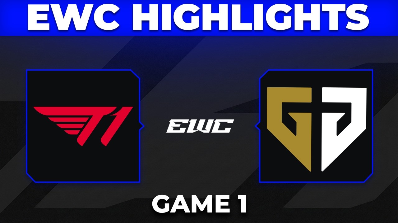 T1 vs GEN Game 1 Highlights | EWC 2026 3RD Place Match | T1 vs Gen.G