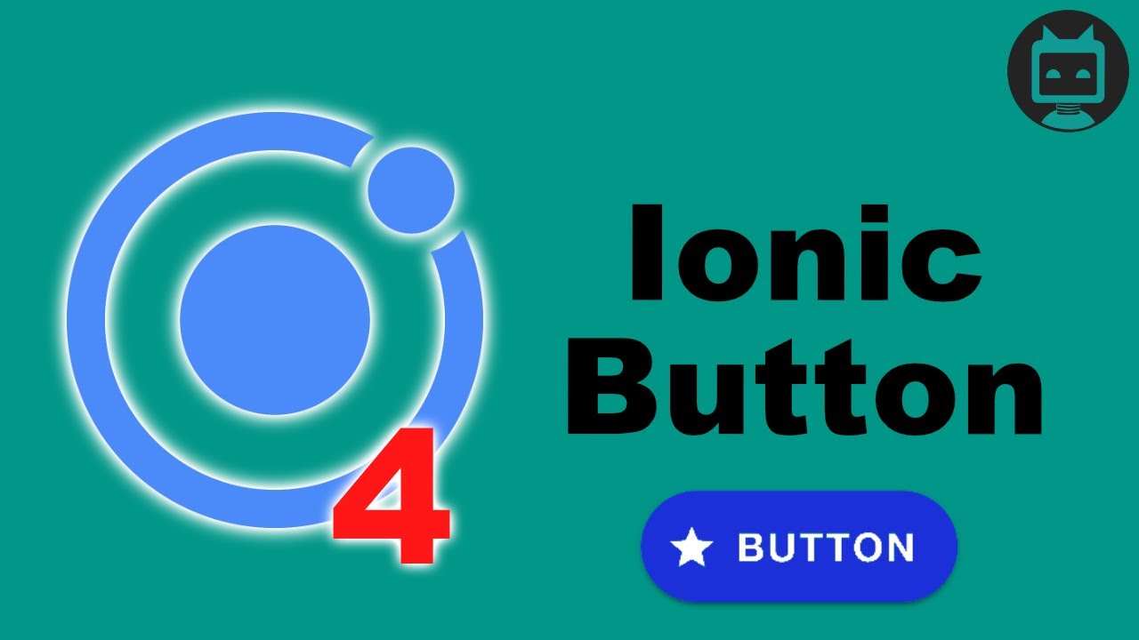 Ionic 4 Button Tutorial