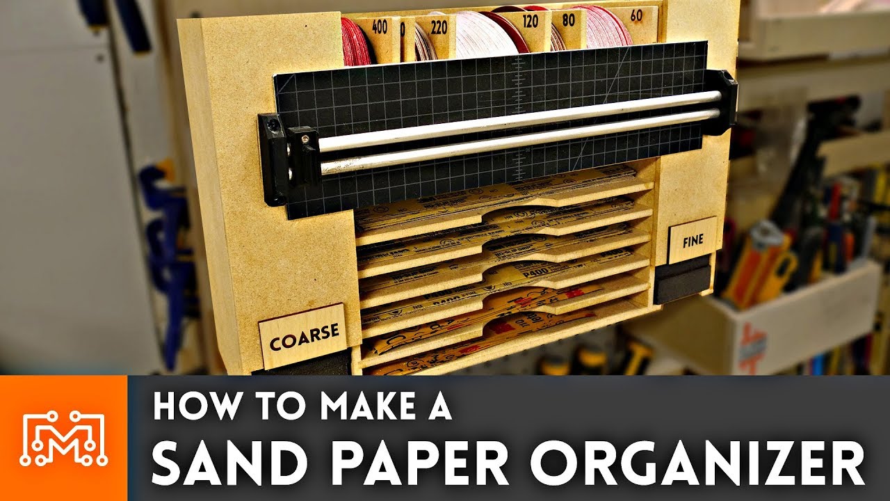 How to Make a Sandpaper Organizer | I Like To Make Stuff
