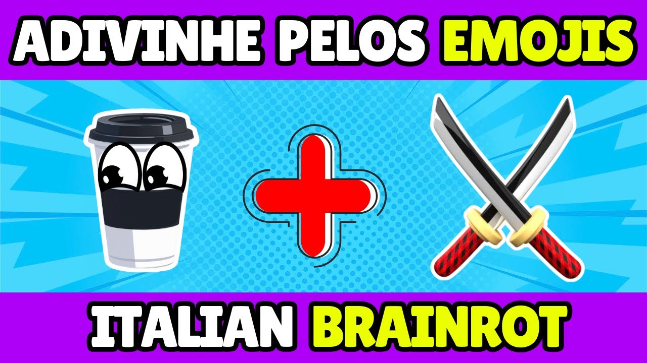 🐊 ✈️ ADIVINHE O BRAINROT PELOS EMOJIS 🦈☕ | Tralalero Tralala | ballerina cappuccina