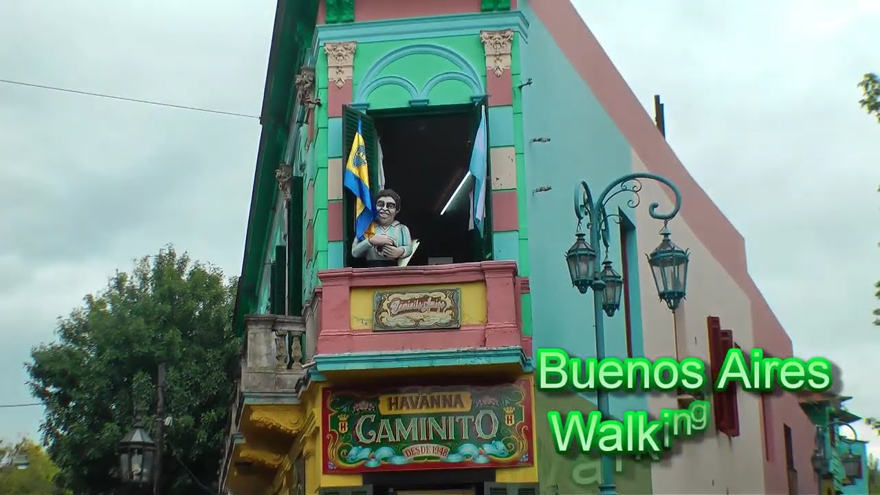 Argentina - Buenos Aires,Walking tour - South America part 33 - Travel video HD