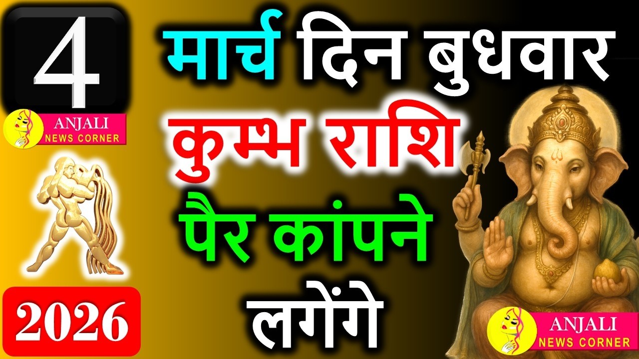कुंभ राशि 4 मार्च 2026: आज आएगा बड़ा बदलाव, करियर में मिल सकता है नया मोड़
