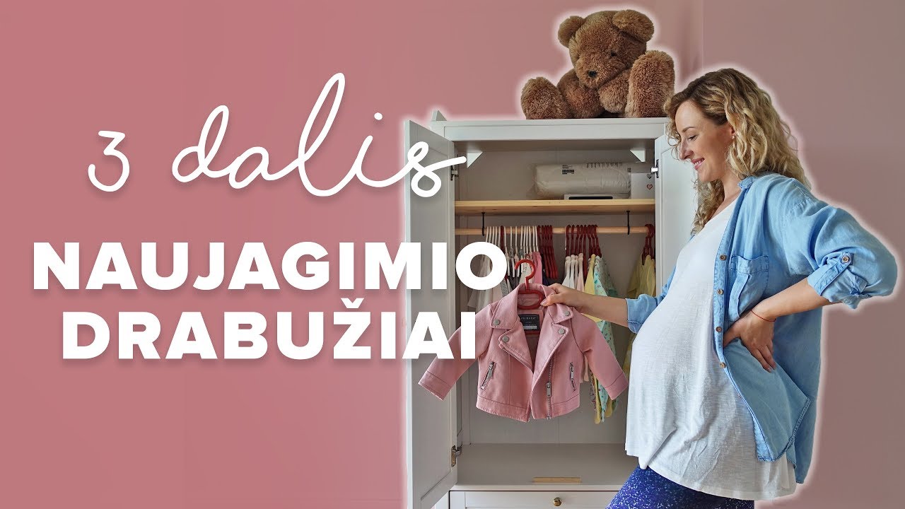 Naujagimio drabužiai, skalbimas, organizacija | Kaip pasiruo&scaron;ti gimdymui ir naujagimiui #3