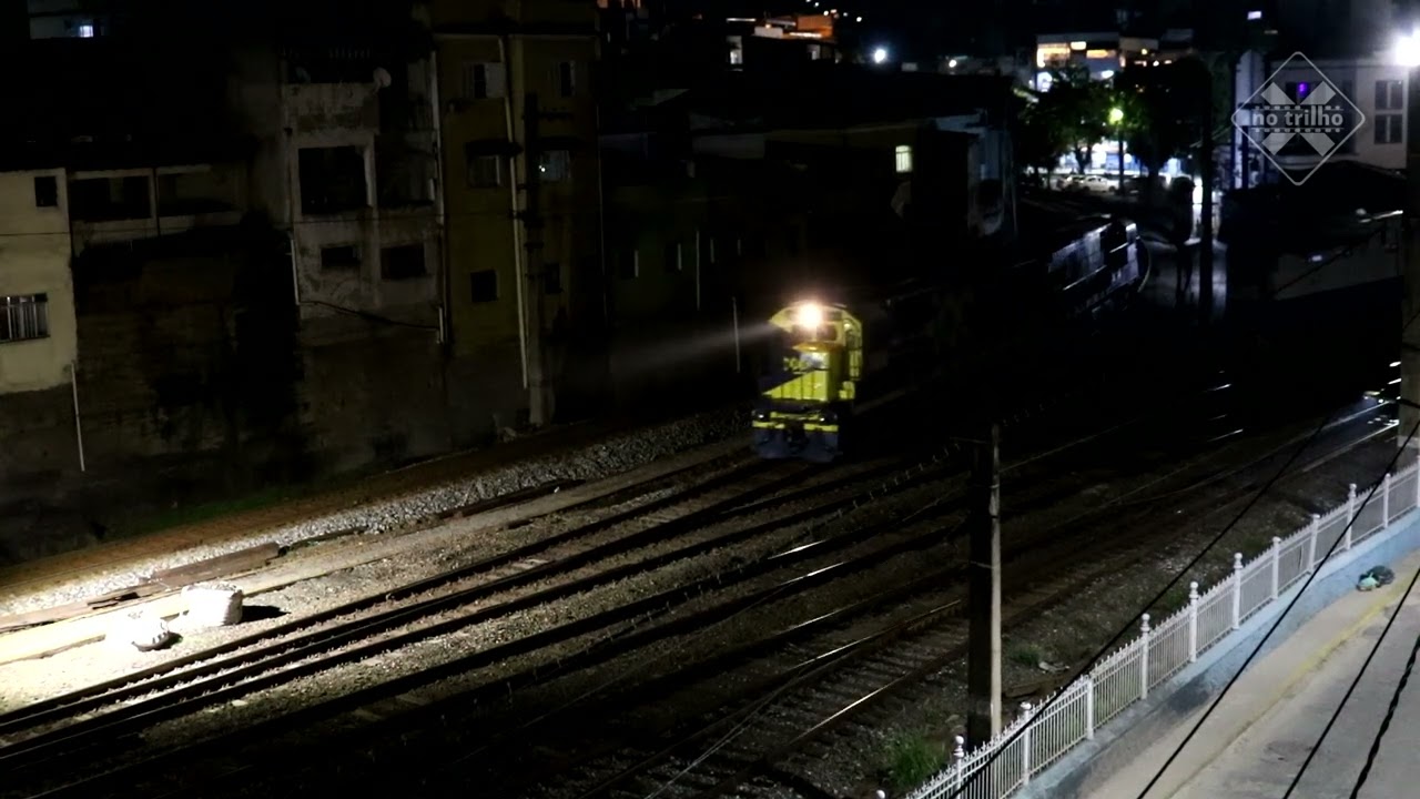 Muitos Trens Noturnos em Barra do Piraí (RJ)