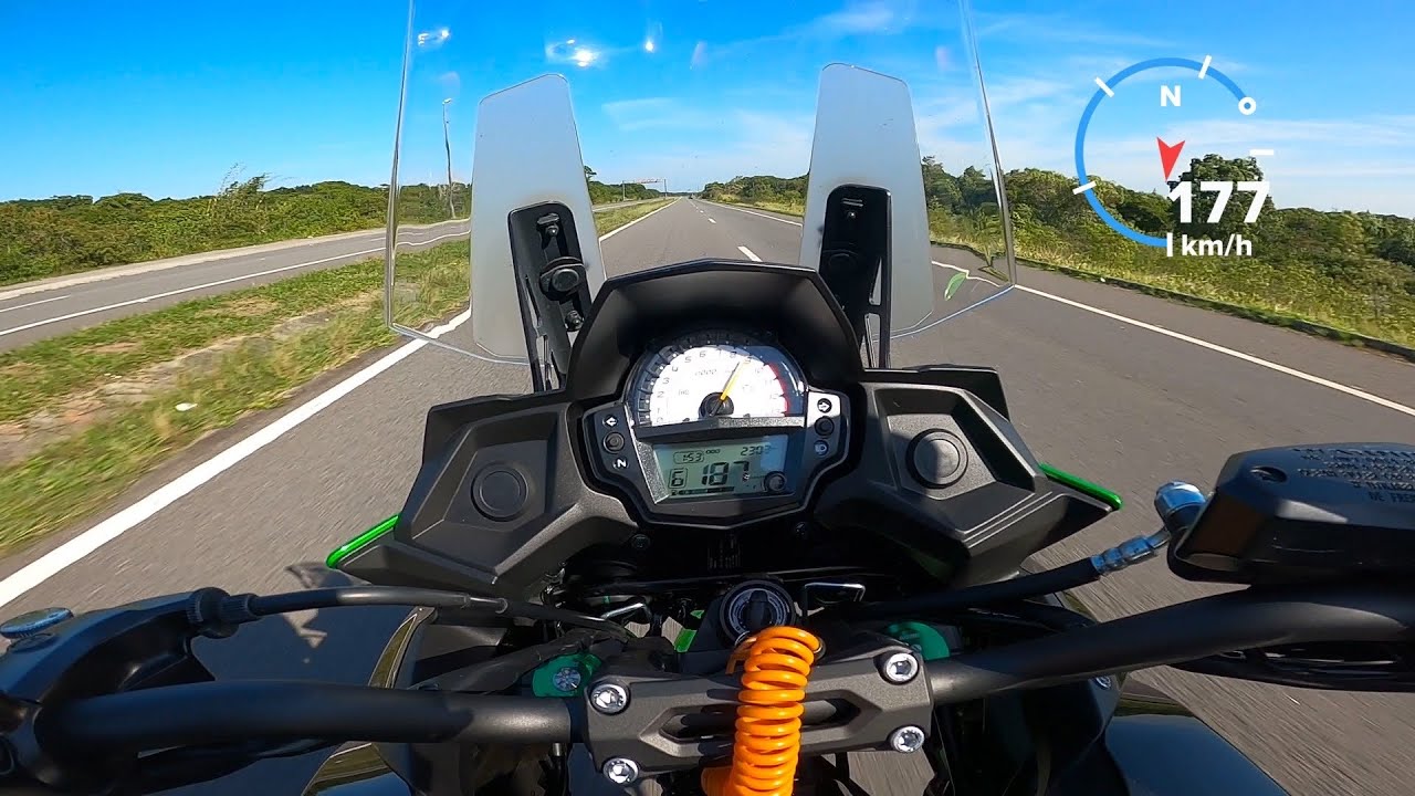 MEU TOP SPEED KAWASAKI VERSYS 650 2021