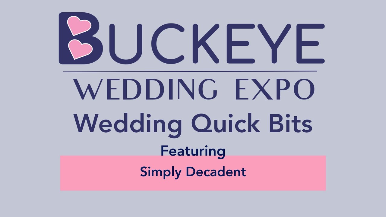 Simply Decadent wedding quick bit