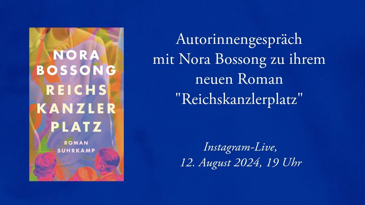 Autorinnengespräch mit Nora Bossong