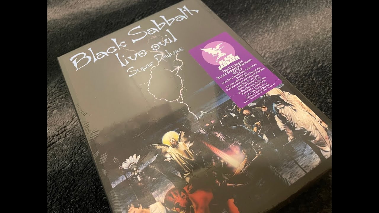 BLACK SABBATH live evil 2023 40th Anniversary Super deluxe boxset UNBOXING