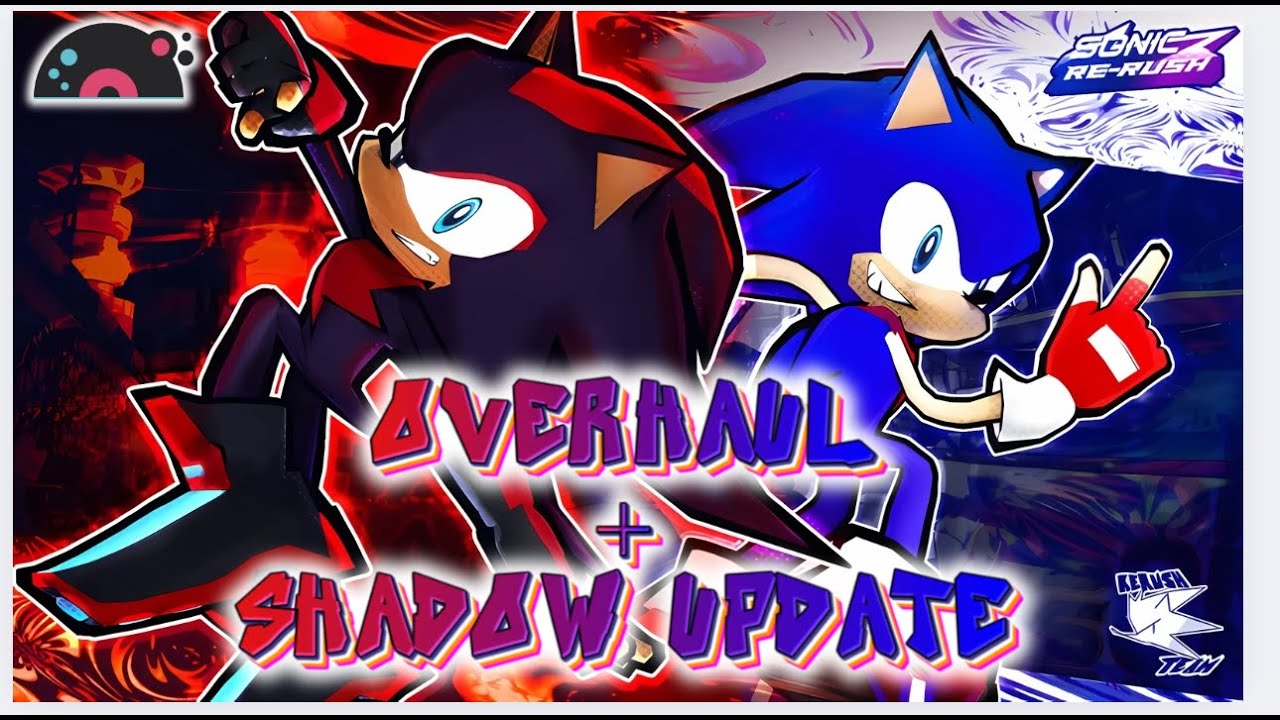 The STYLE of this Roblox Sonic Fangame is Crazy! (Sonic Re-Rush: Shadow Update)