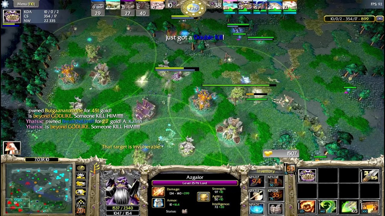 DOTA 1 Pit Lord Azgalor Beyond GODLIKE #4