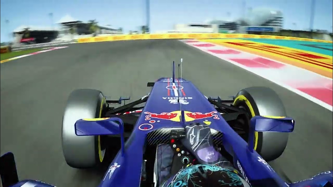 2021 Sebastian Vettel Driving RB7 at the original Abu Dhabi Layout | 