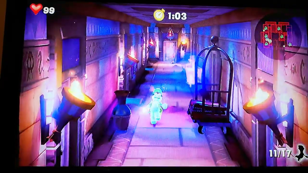 Luigi's Mansion 3 ScareScraper: Defeating a Gold Goob with a Star!