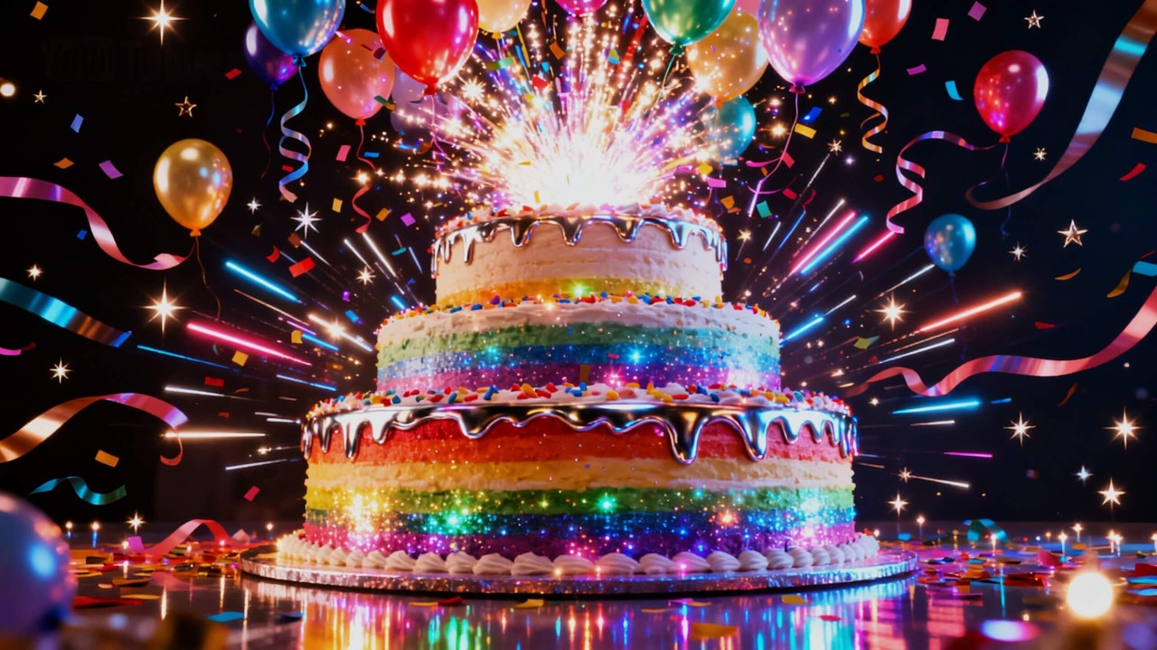 Happy Birthday Best party🎂Birthday Cakes Explosion! | Fireworks, Mega Balloons & Confetti Madness! 🎉
