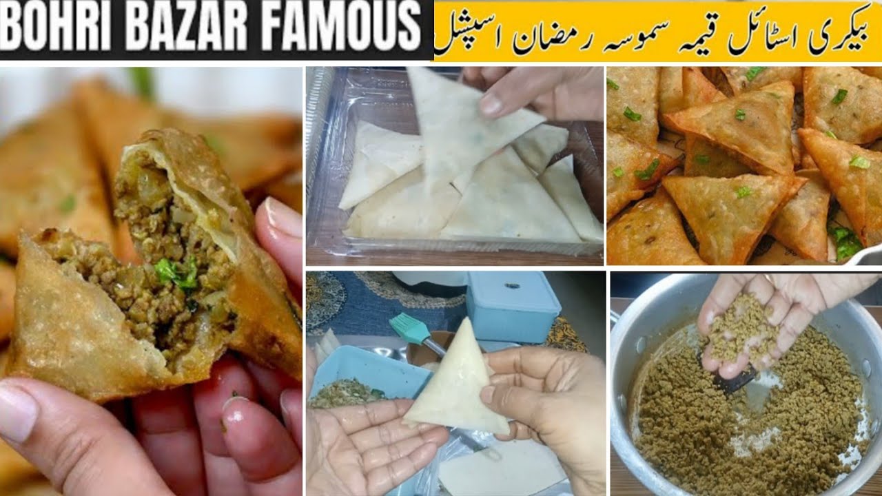Crispy Qeema Samosa Recipe | Beef Keema Samosa | Make & Freeze | Bohre Bazar Famous Qeema Samosa