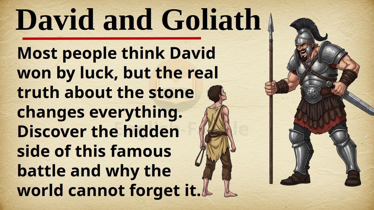David And Goliath || ⚔️ Learn English Through Story Level 2 || Graded Reader 🎧