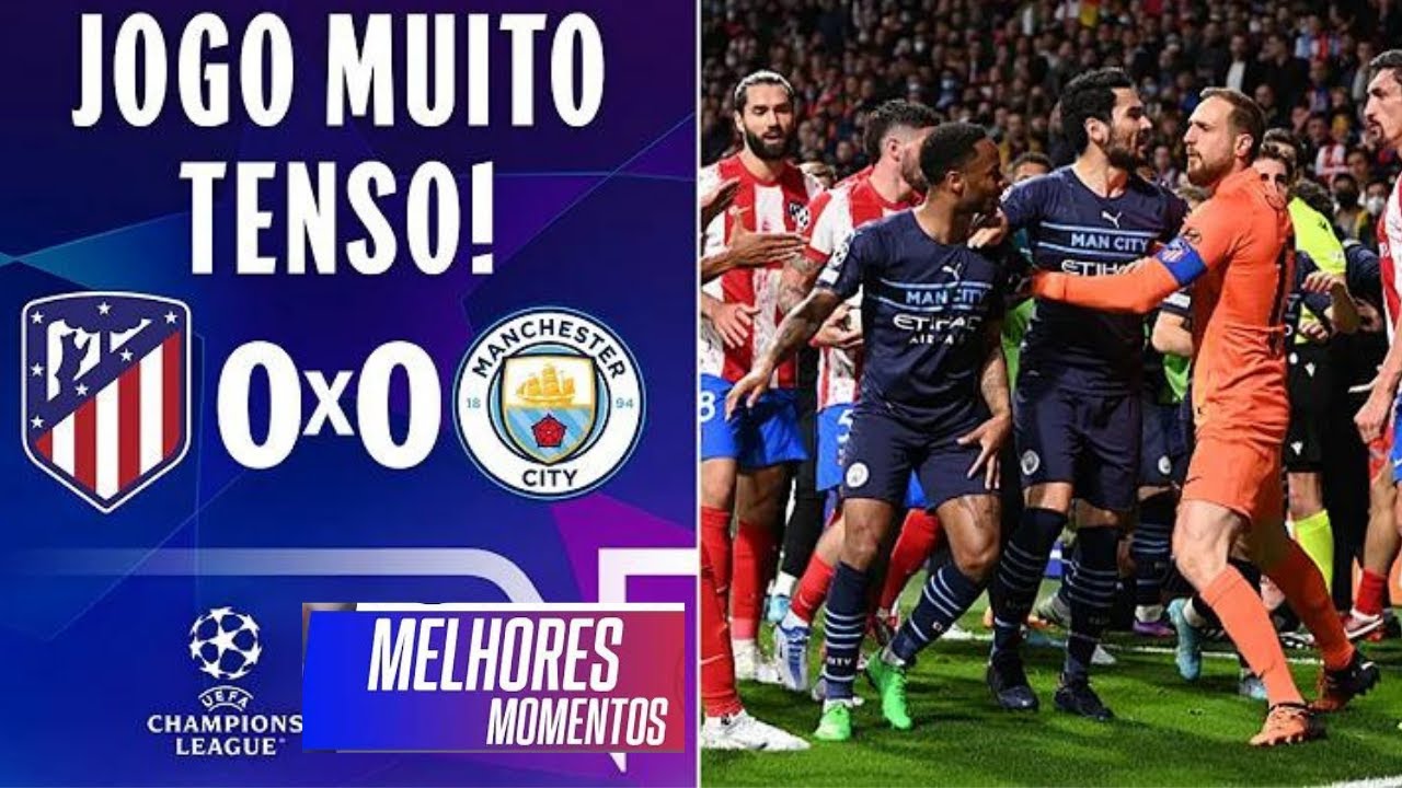 EDERSON SALVA NO &Uacute;LTIMO MINUTO E CITY ELIMINA O ATLETICO NA CHAMPIONS!ATLETICO 0 X 0 MANCHESTER CITY