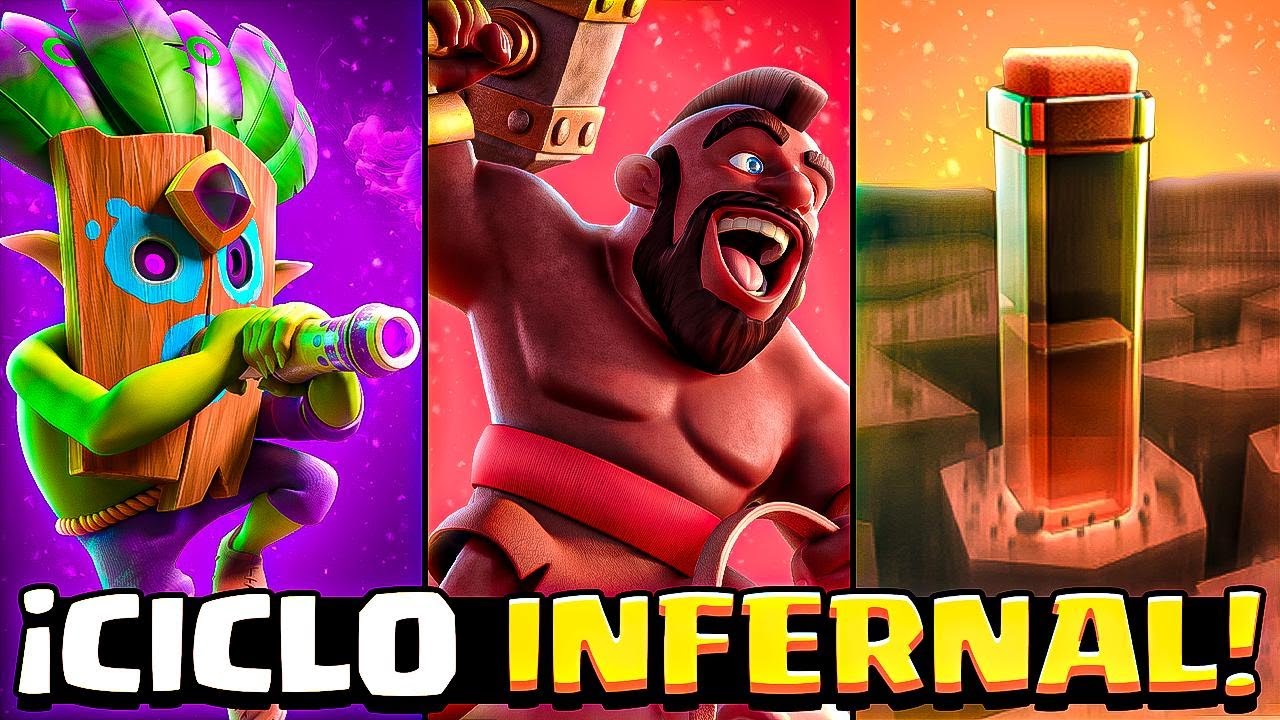 😳LARGA VIDA AL LANZADARDOS EVOLUCIONADO | CICLO DESTRUCTIVO DE MONTAPUERCOS EN CLASH ROYALE