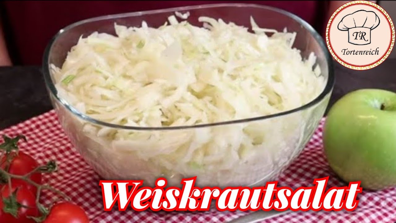 Weißkrautsalat besser als gekauft 😋so unglaublich lecker und einfach / Krautsalat