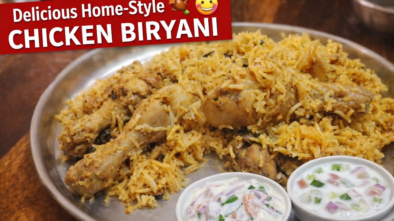 చికేను బీరియని 😋|Easy Home Style Chiken biryani 🤪#vedio#cooking 