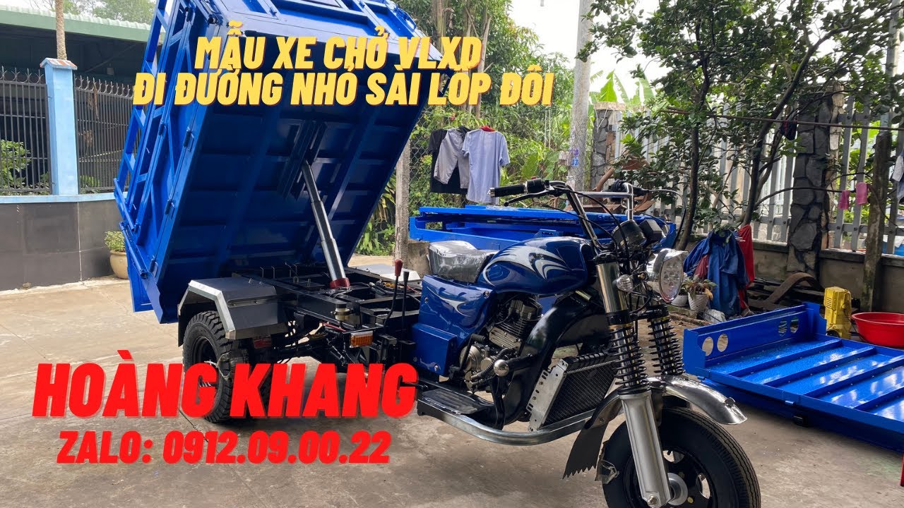 Mẫu xe chở vlxd v&ocirc; đường nhỏ : LH: 0912090022