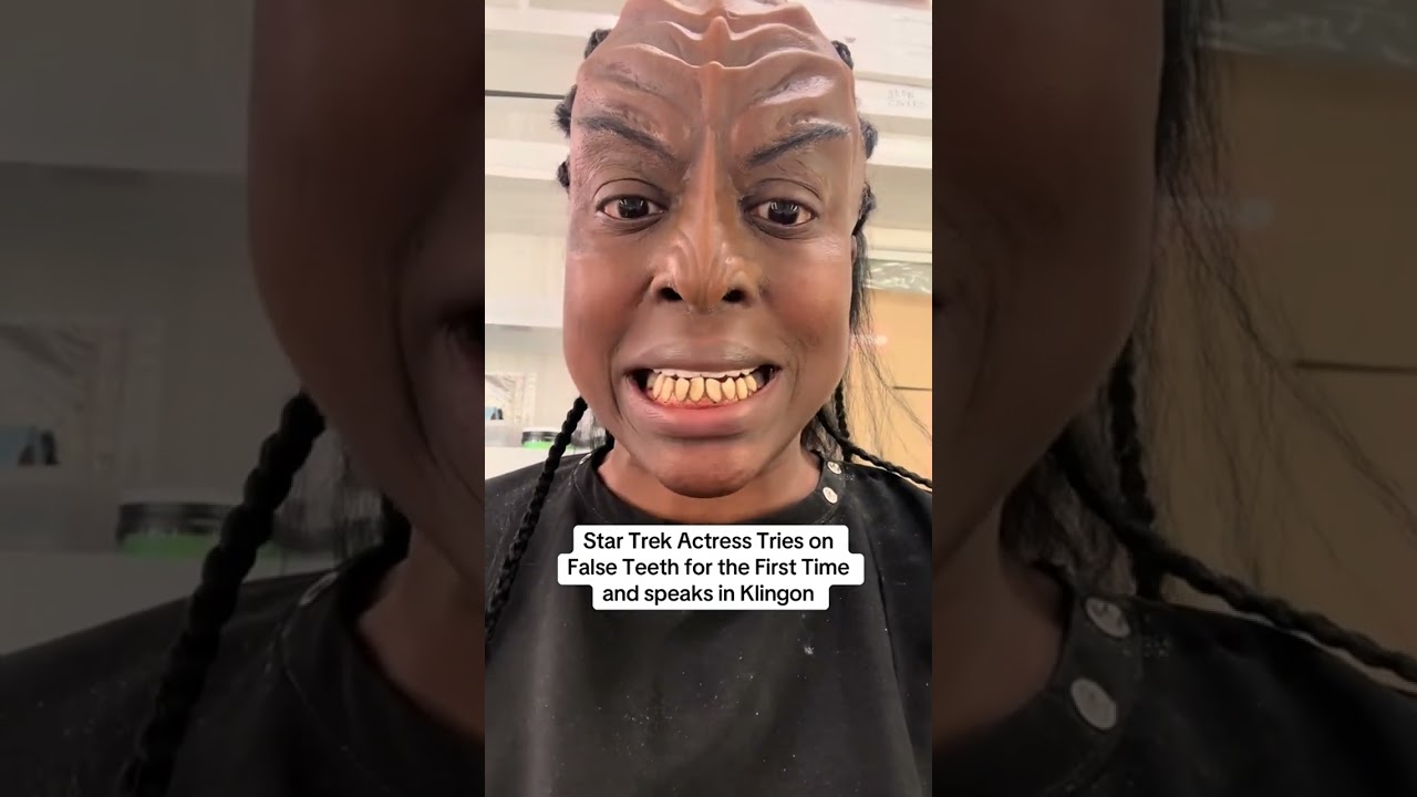 Speaking in Klingon with my false teeth the first time was very interesting