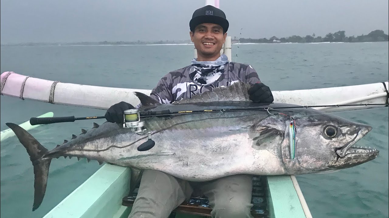 TERBUKTI! DENGAN PANCING JIGGING KECIL BISA NAIK IKAN TUNA DOGTOOTH 40KG UP!