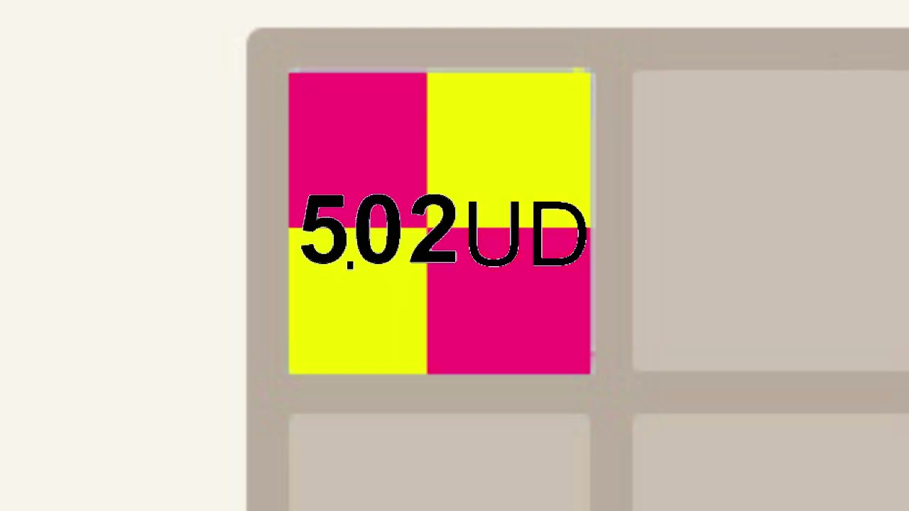 Числа от 1 до 1 Вигинтиллион в плитке 2048