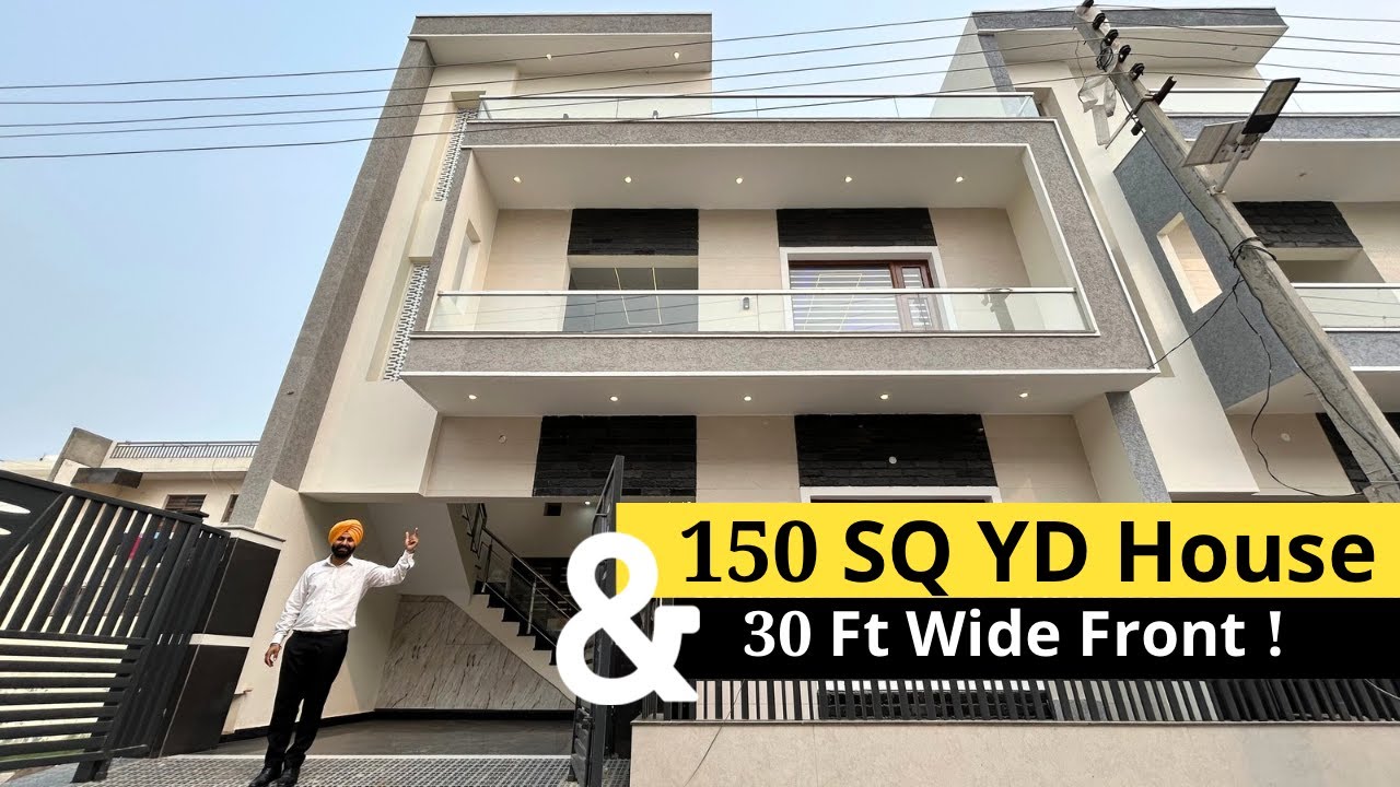 150  SQ Yd 4 Bedroom Double Storey House for Sale | Sector- 123 , Mohali !