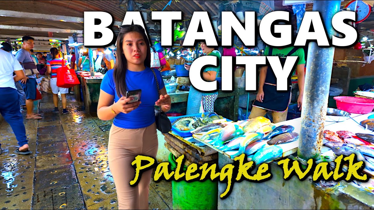 Palengke Walk in Batangas City Batangas Philippines | Batangas City Public Market Walk Around [4K]