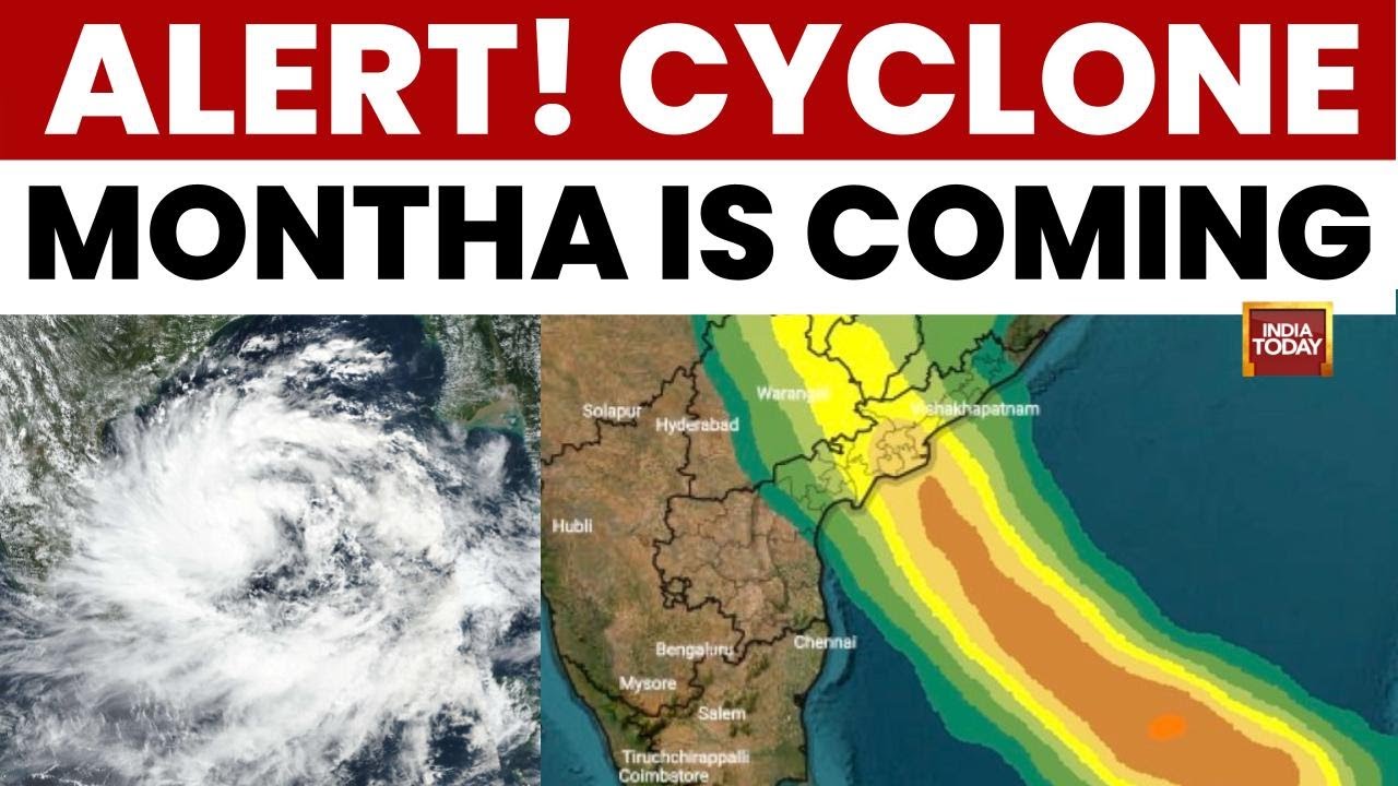 Cyclone Montha Nears India: High Alert In AP, Odisha, Bengal; Landfall Expected Tonight |India Today