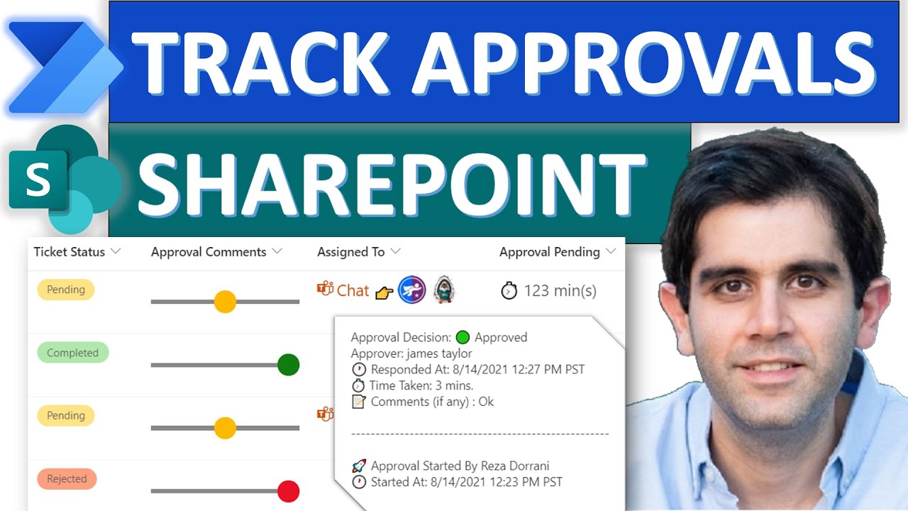 Временная шкала утверждения SharePoint | Утверждения Power Automate + Форматирование столбцов + И...