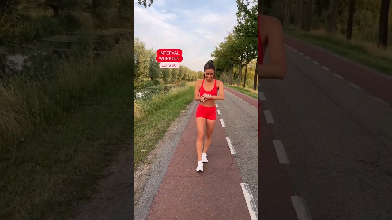 INTERVAL WORKOUT (15KM) 🔥🏃🏽&zwj;♀️#shorts
