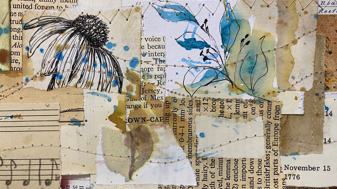 Snippet rolls with watercolour, oh my!